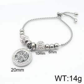 Stainless Steel Stone Bracelet