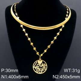 SS Gold-Plating Necklace