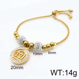 Stainless Steel Stone Bracelet