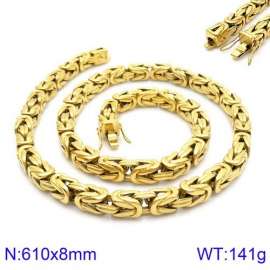 SS Gold-Plating Necklace