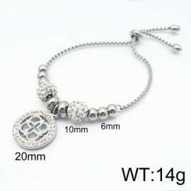 Stainless Steel Stone Bracelet