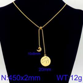 SS Gold-Plating Necklace