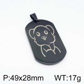 Stainless Steel Black-plating Pendant