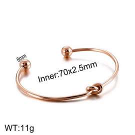 Stainless Steel Rose Gold-plating Bangle