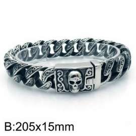 Stainless Skull Bracelet