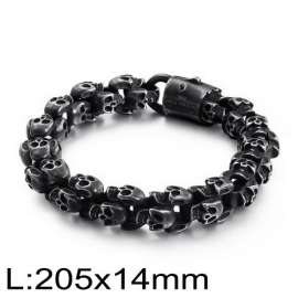 Stainless Skull Bracelet