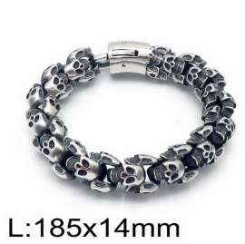 Stainless Skull Bracelet