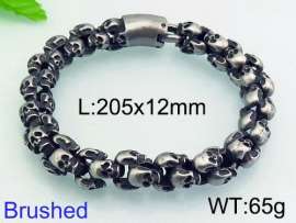 Stainless Skull Bracelet