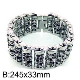 Stainless Skull Bracelet