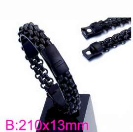 Stainless Steel Black-plating Bracelet