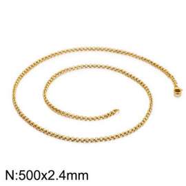 Staineless Steel Small Gold-plating Chain