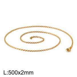 Staineless Steel Small Gold-plating Chain