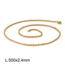 Staineless Steel Small Gold-plating Chain