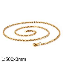 Staineless Steel Small Gold-plating Chain