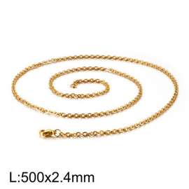 Staineless Steel Small Gold-plating Chain