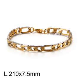 Stainless Steel Gold-plating Bracelet