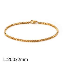 Stainless Steel Gold-plating Bracelet