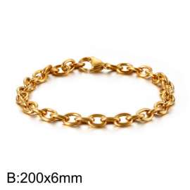 Stainless Steel Gold-plating Bracelet