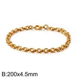 Stainless Steel Gold-plating Bracelet