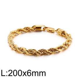 Stainless Steel Gold-plating Bracelet