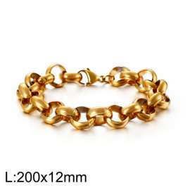 Stainless Steel Gold-plating Bracelet