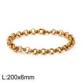 Stainless Steel Gold-plating Bracelet