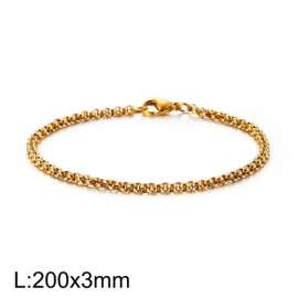 Stainless Steel Gold-plating Bracelet