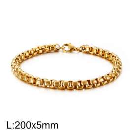 Stainless Steel Gold-plating Bracelet