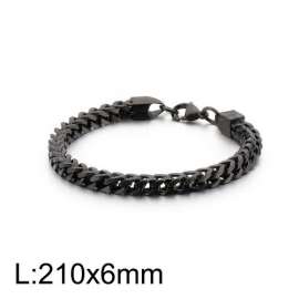 Stainless Steel Black-plating Bracelet