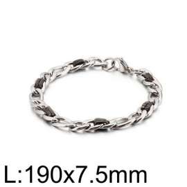 Stainless Steel Black-plating Bracelet