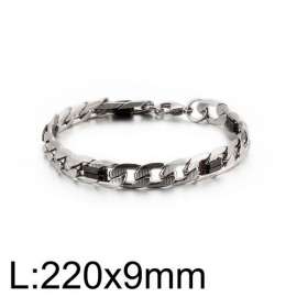 Stainless Steel Black-plating Bracelet