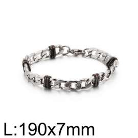 Stainless Steel Black-plating Bracelet