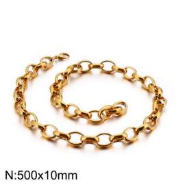SS Gold-Plating Necklace