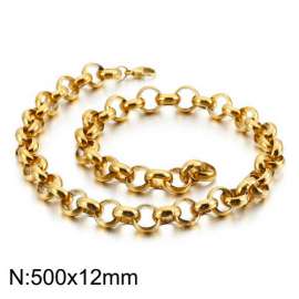 SS Gold-Plating Necklace