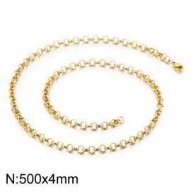 SS Gold-Plating Necklace
