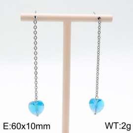 Stainless Steel Stone&Crystal Earring