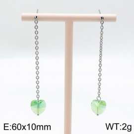 Stainless Steel Stone&Crystal Earring