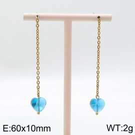 Stainless Steel Stone&Crystal Earring