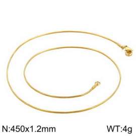 Staineless Steel Small Gold-plating Chain