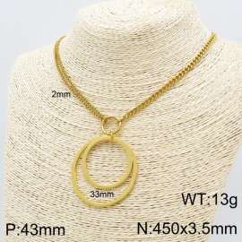 SS Gold-Plating Necklace