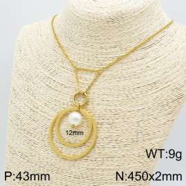 SS Gold-Plating Necklace