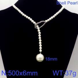 Shell Pearl Necklaces