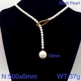 Shell Pearl Necklaces