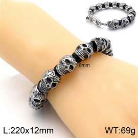 Stainless Skull Bracelet