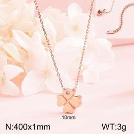 SS Rose Gold-Plating Necklace
