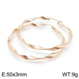 SS Rose Gold-Plating Earring