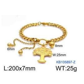 Stainless Steel Gold-plating Bracelet