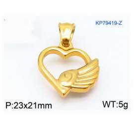 Stainless Steel Gold-plating Pendant