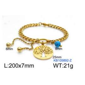 Stainless Steel Gold-plating Bracelet