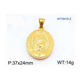 Stainless Steel Gold-plating Pendant